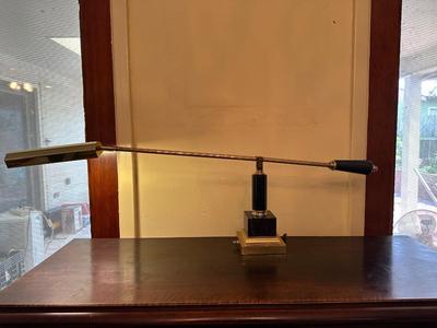 Vintage Brass Adjustable Desk/Piano Lamp