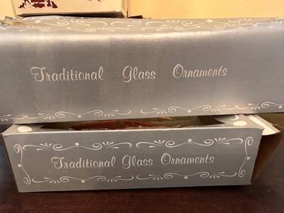 Collection of Vintage Glass & Plastic Christmas Ornaments