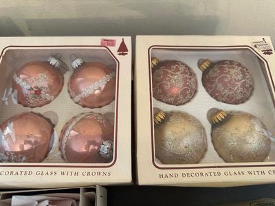Collection of Vintage Glass & Plastic Christmas Ornaments