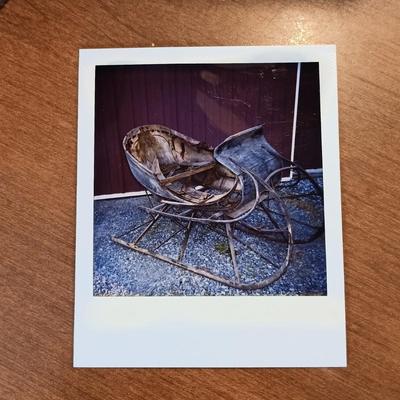 LOT 502: Antique Horse Drawn Cutter Sleigh