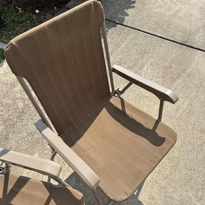 2 Folding Patio Chairs (G)