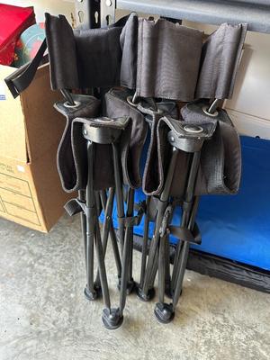6 Outdoor Folding Chairs Lot (G)