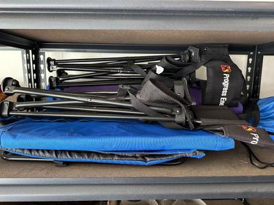 6 Outdoor Folding Chairs Lot (G)