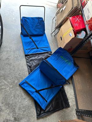 6 Outdoor Folding Chairs Lot (G)
