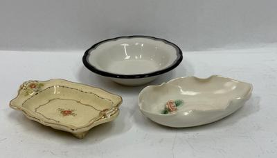 Sale Photo Thumbnail #177: 3 different dishes, different shapes and sizes.  Good condition.