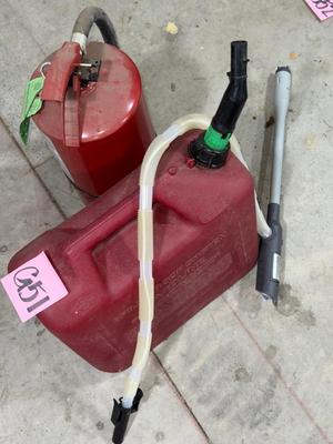 G51-gas tank and fire extinguisher