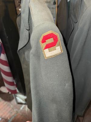 D1-military clothing plus garment rack