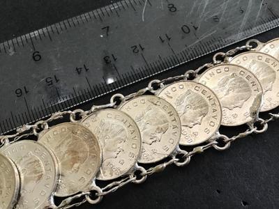 Vintage Money Coin Bracelet