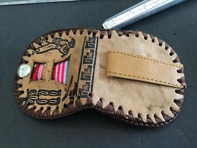 Coin Pouch Leather Marked