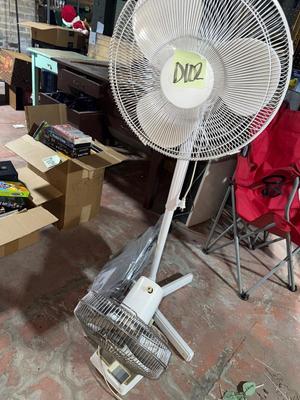 D102-closet organizer and two fans