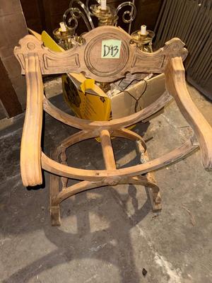 D93-chair frame and chandelier