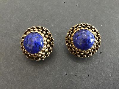 Gorgeous Vintage Spain Stone Earrings