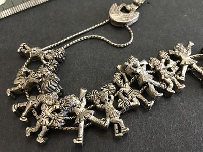 Toga. Vintage 1950 Charm Slid Bracelet. Marked