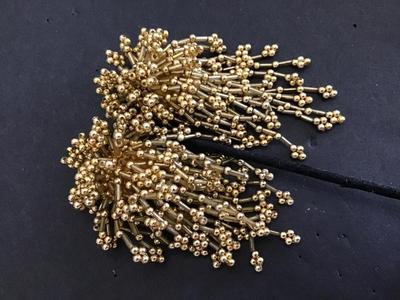 Beautiful Vintage Gold Statement Earrings