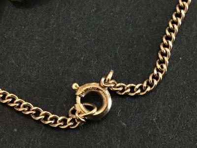 Antique Peace Dove Genuine Pearl Gold Filled Necklace