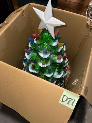 D71-large Christmas tree blow mold