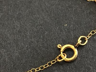 Gold Filled Vintage Necklace with Beautiful Pendant