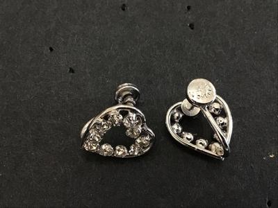 Sterling Silver Hear Earrings