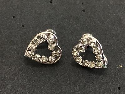 Sterling Silver Hear Earrings
