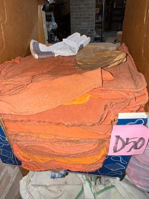 D50-work gloves, and Shop rags