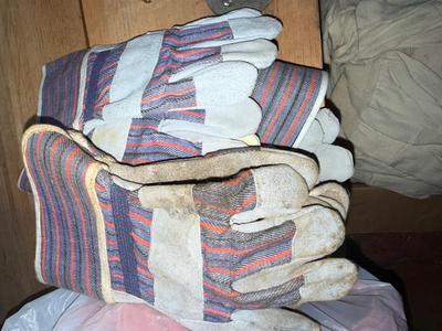 D50-work gloves, and Shop rags
