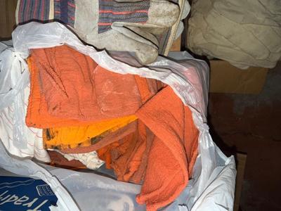 D50-work gloves, and Shop rags