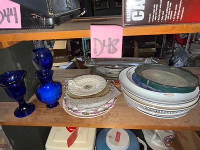 D48-glassware and decorative plates