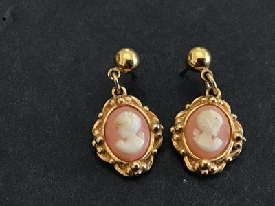 Avon Cameo Earrings