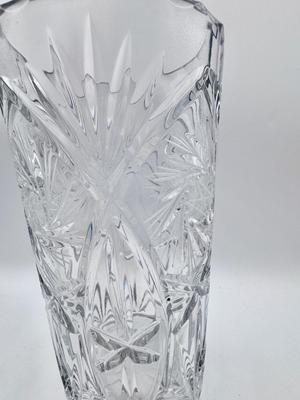 Vintage MCM Crystal Bowl & Vase