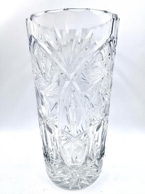 Vintage MCM Crystal Bowl & Vase