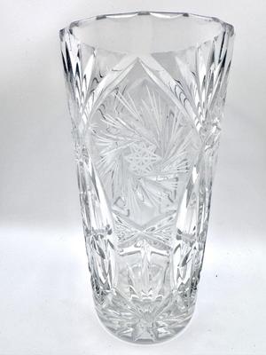 Vintage MCM Crystal Bowl & Vase