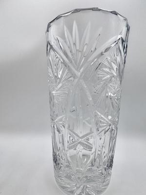 Vintage MCM Crystal Bowl & Vase