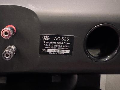 RBH AC Series 5.1 Loudspeaker System - Full set of 6 pieces