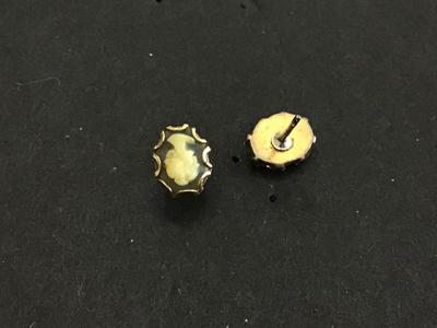 Tiny iny Cameo Earrings