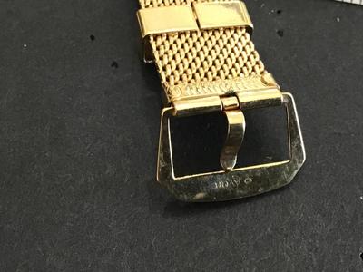 Avon Vintage Gold Mesh Bracelet