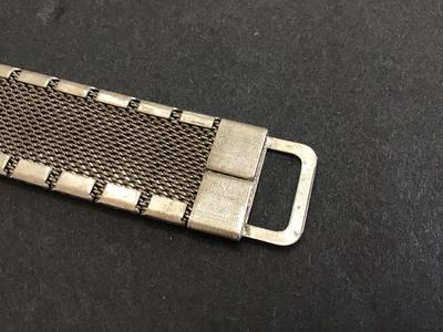 1950 Mesh Back Floral Panel Bracelet