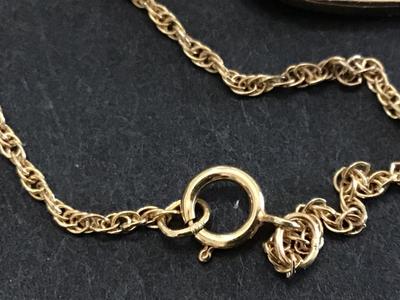 925 Pendant and Chain Semi Precious Necklace Vintage