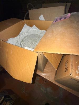 D19-large serving glassware lot