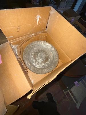 D19-large serving glassware lot