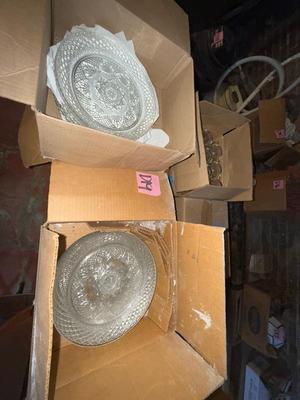 D19-large serving glassware lot