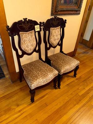 S51-gorgeous pair of chairs