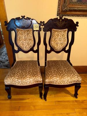 S51-gorgeous pair of chairs