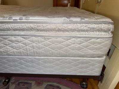 S34-headboard, frame, mattress, and boxspring