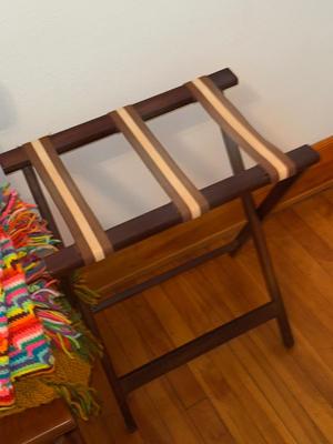 S25-chair, luggage rack, and blankets