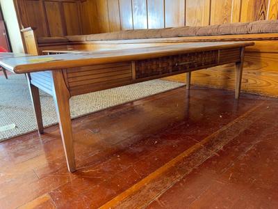 Sale Photo Thumbnail #13: T13-Coffee table

56 inches long
19 1/2 inches wide
15 inches tall