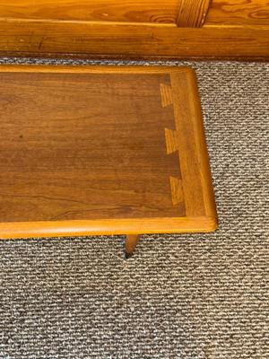 Sale Photo Thumbnail #27: T11-MCM Coffee table

70 inches long
18 inches wide
13 inches tall