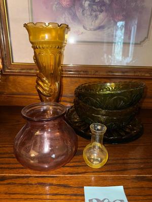 Sale Photo Thumbnail #244: P88-glassware and Frame art