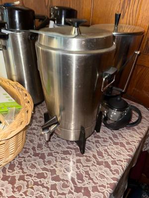 Sale Photo Thumbnail #290: P74-Coffee pots