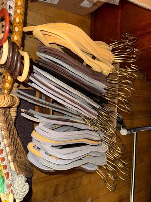 Sale Photo Thumbnail #349: P57-vintage and nonslip hangers