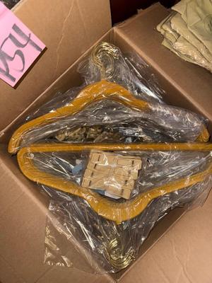 Sale Photo Thumbnail #357: P54-large box of nonslip hangers